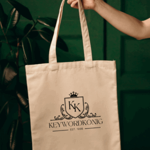 Keywordkönig Tasche – Trage deinen Content stilvoll